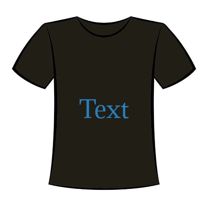 Custom T-Shirt Short Sleeve Printed by DTF Design