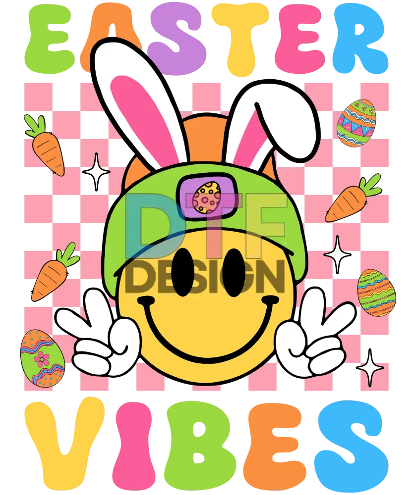Groovy Easter Vibes Happy Easter Day Cute Bunny For Girl Womens