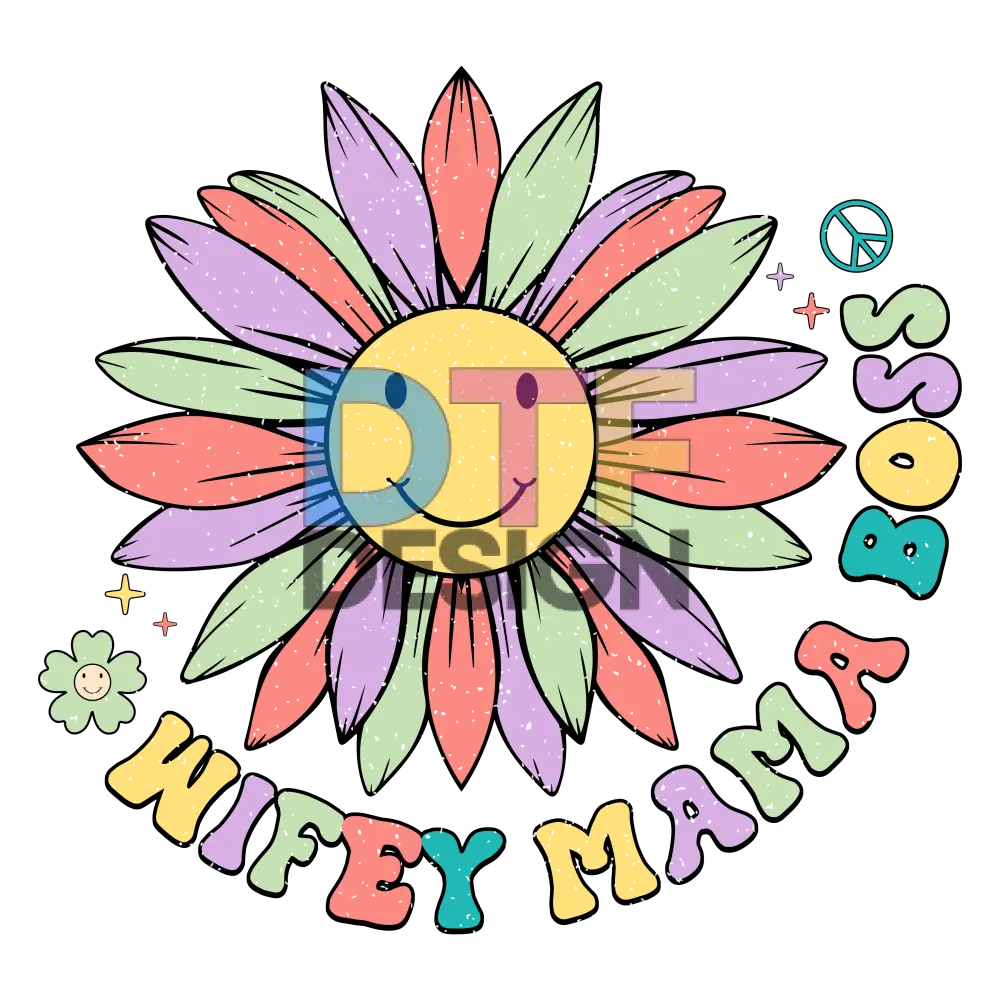 Wifey Mama Boss Retro