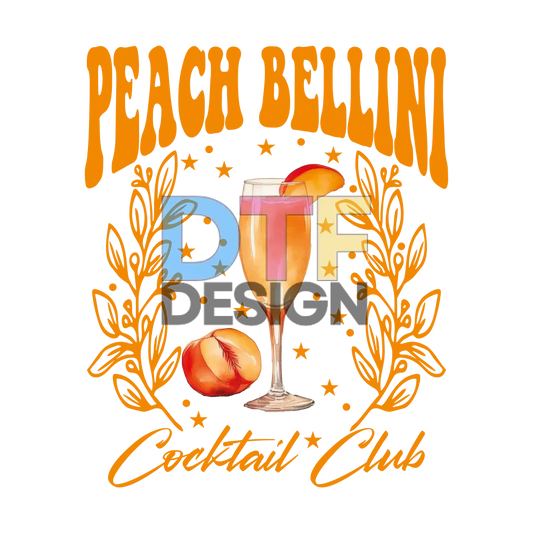 Peach Bellini Cocktail Club