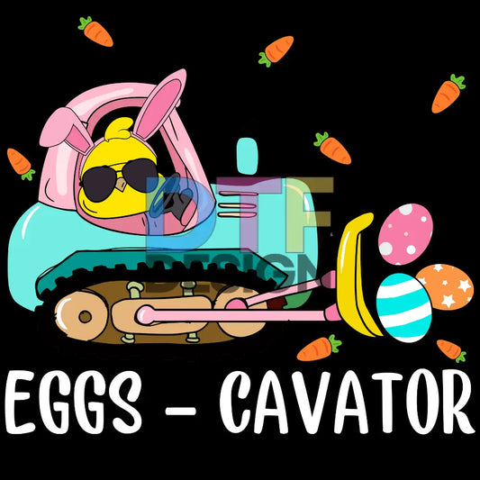 Easter Egg Hunt Shirt For Kids Toddlers Funny Eggs Cavator