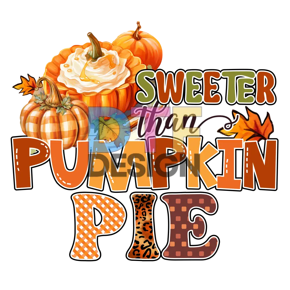 Sweeter Than Pumpkin Pie