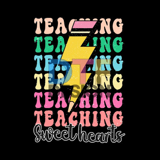 Teaching Sweet Hearts Distressed