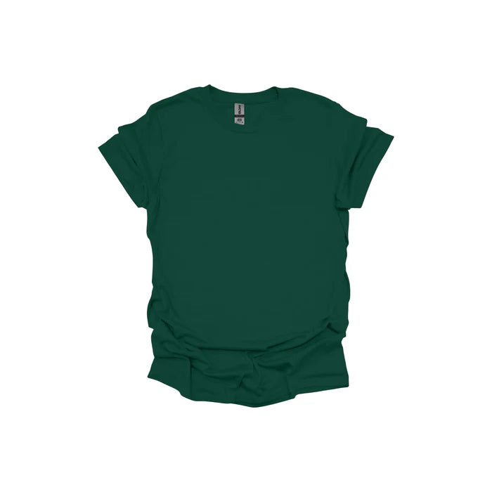 Gildan Heavy Cotton T-Shirt - Forest Green, 2XL, Pre-Shrunk Jersey, Comfort Fit Adult Tee - View #5